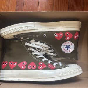 Comme des Garçon Play x Chuck 70 Hi Top ‘Multi Heart’
